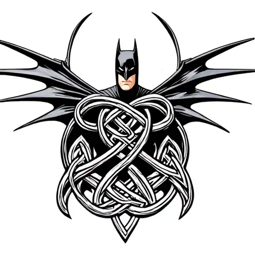 Batman Celtic Knot