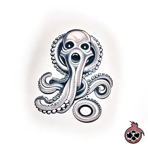 A Kraken Tentacle Wrapped Around A Drumstick