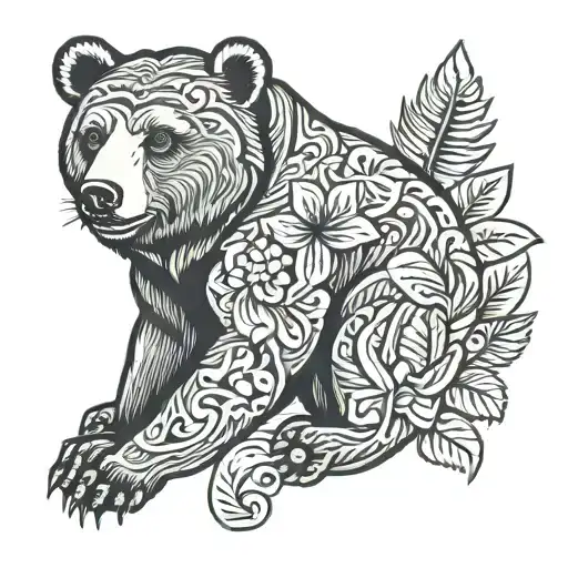 Tropical Bear Surrounded