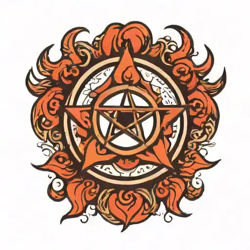 Tiny Supernatural Anti Possession Symbol