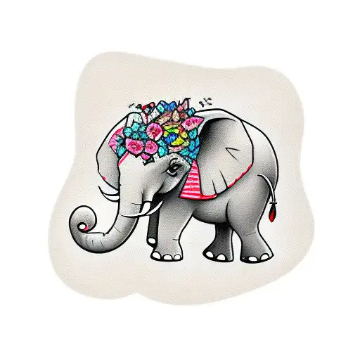 Elephant That Has Letters A And M In It