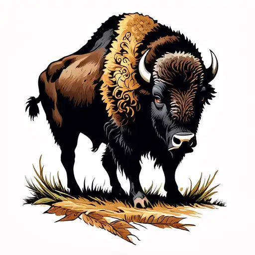 Bison Black Grey