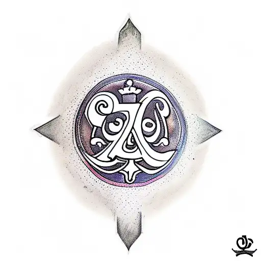 Om Symbol With Sword