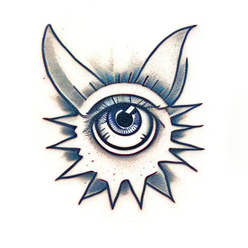 Eye With Moon As The Pupil