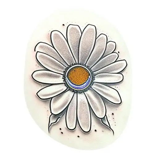 Daisy Growing Through Sidewalk Cracks