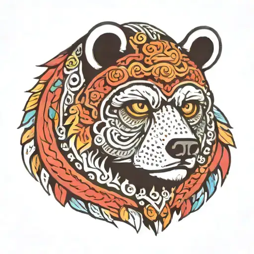 Bear With Armor And Domon Eyes