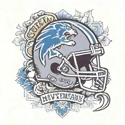 Michigan Wolverines Football Detroit Lions Facing Each