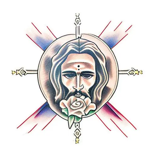 Jesus Cross With A Crown