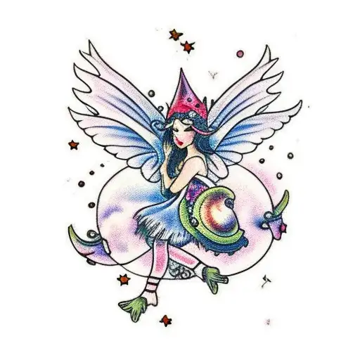 Fairy Cute With Mushrooms