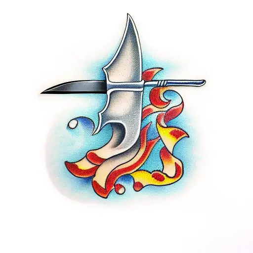 A Knife Used By A Chef