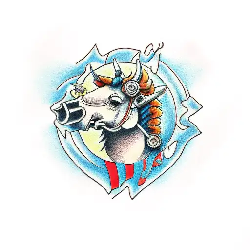 Rocking Horse Bison Gun