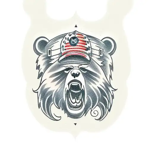 Bear With Grin And Claws