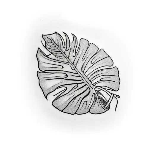 Monstera Plant With Pothos Full Sleeve