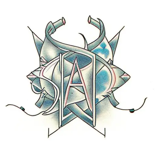 Arrow With The Names Harlyn And Scarlett