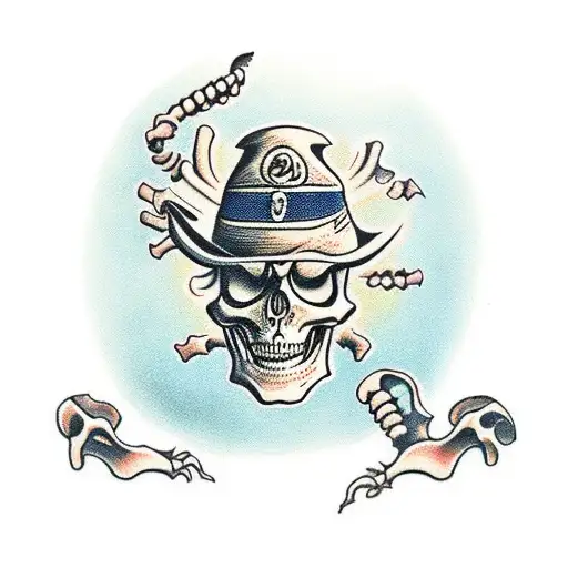 A Skeleton Juggling Heads