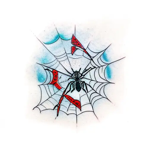 Dagger Through Spider Web