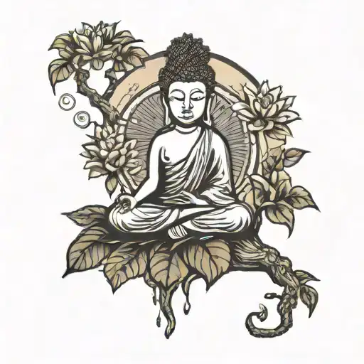 Bodhi Tree Female Buddha