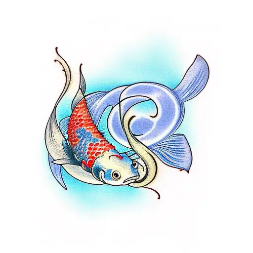 Koi Fish With Treble Clef