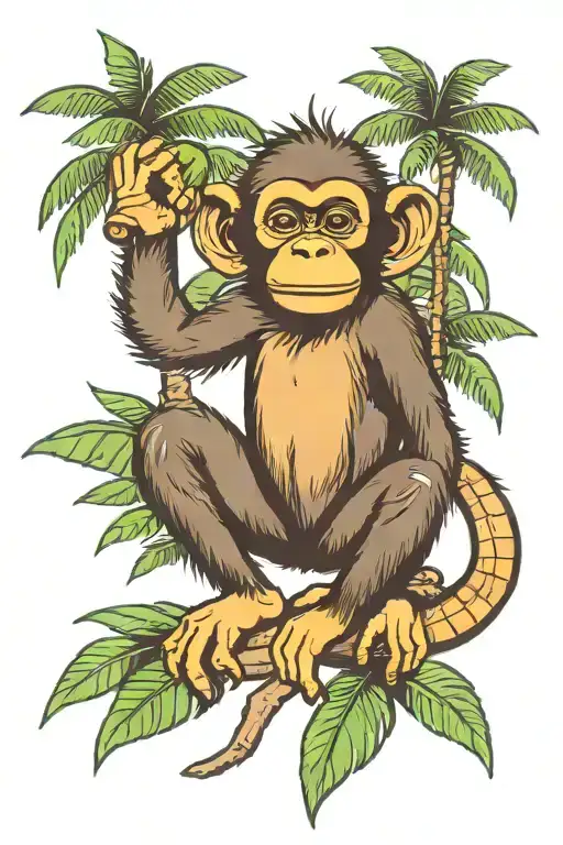 Coconut Tree Monkey