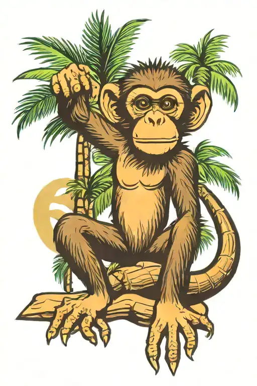 Coconut Tree Monkey