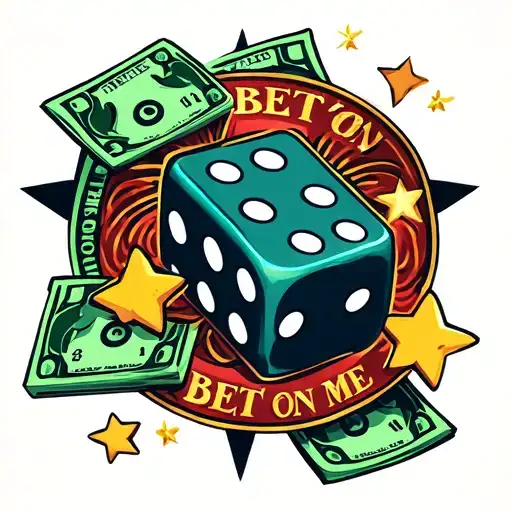 Bet On Me With Dice And Money And Stars