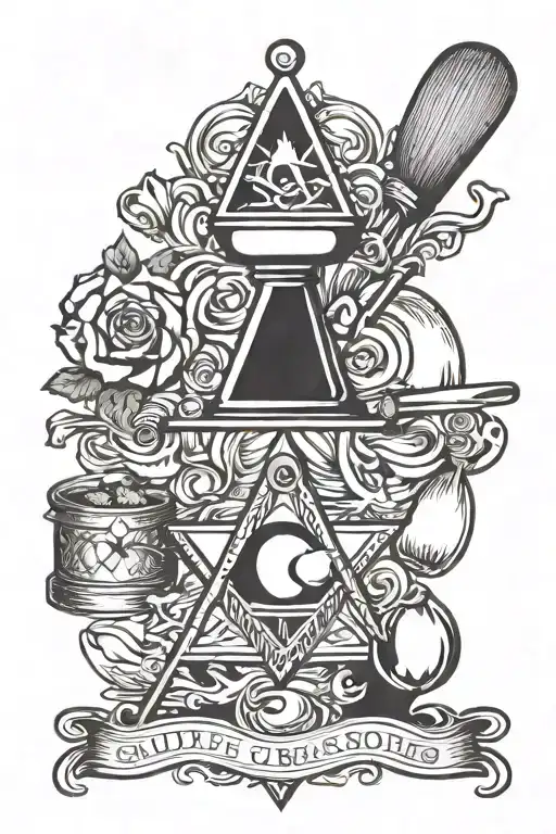 Chef Tools Masonic Symbols
