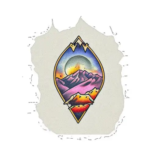 Nevada Home Desert Mountains Sunset Wild West