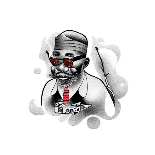 Black Grandpa Playing Jazz