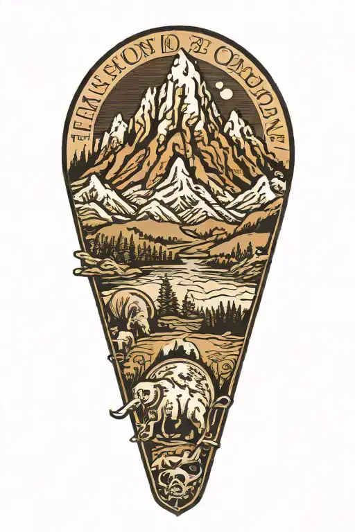 Tetons Dark And Ominous