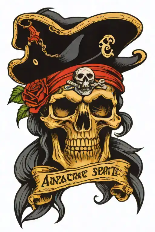 Anarchist Pirate Skull