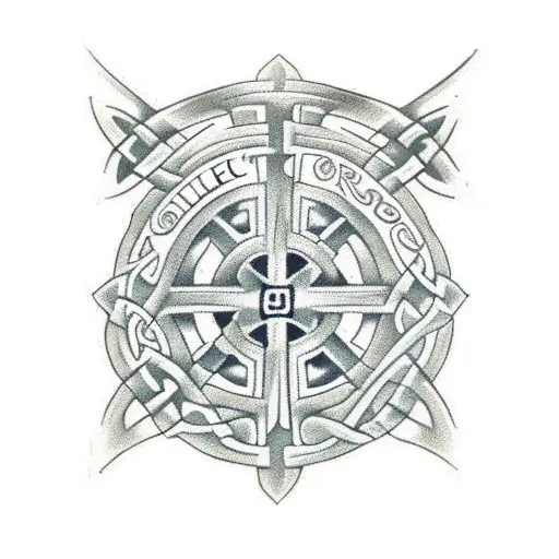 Celtic Cross Oreily Family Crest