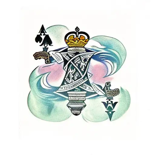 King Of Spades And Four Leaf Clover