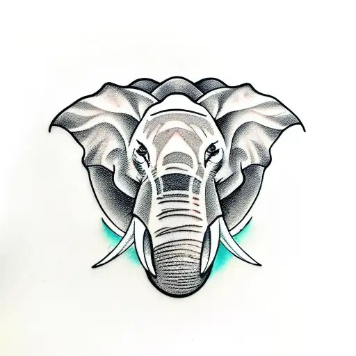 Elephant Head Powerful