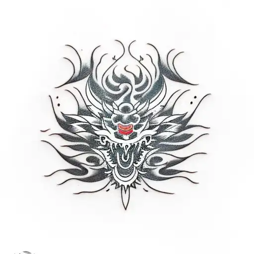 Black Chinese Dragon