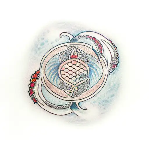 Ouroboros With Tree Of Life Inside Of It