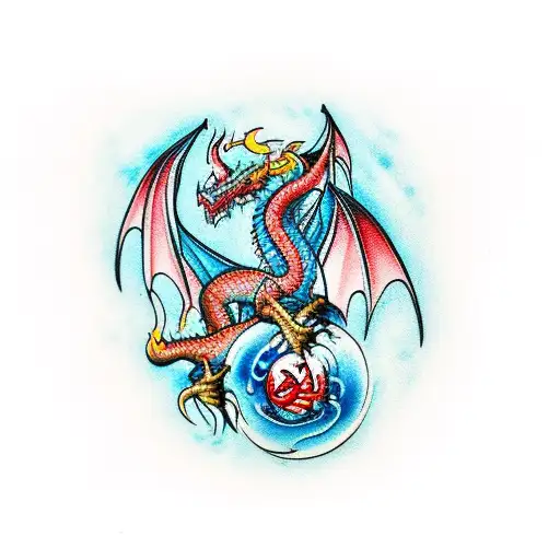 Red Dragon Riding The N Train Of Nyc Subway