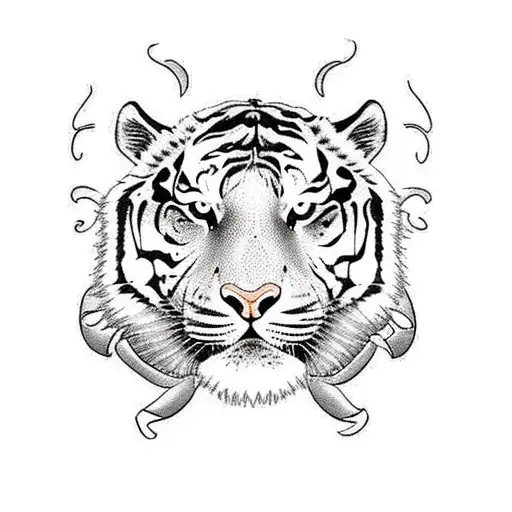 A Tiger And A Devil With The Number 29