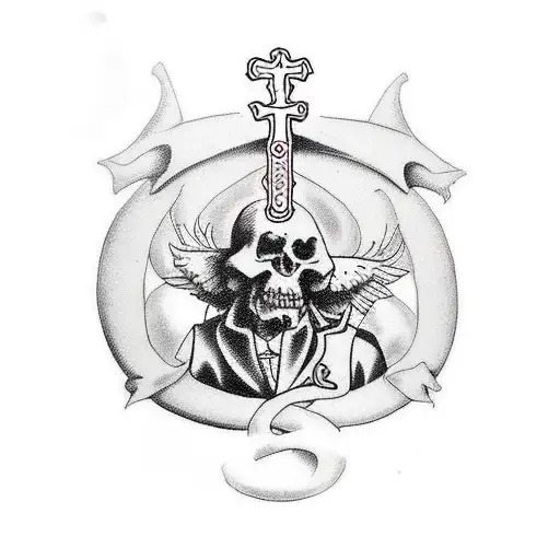 Seven Dealdy Sins With Catholic And Carvings