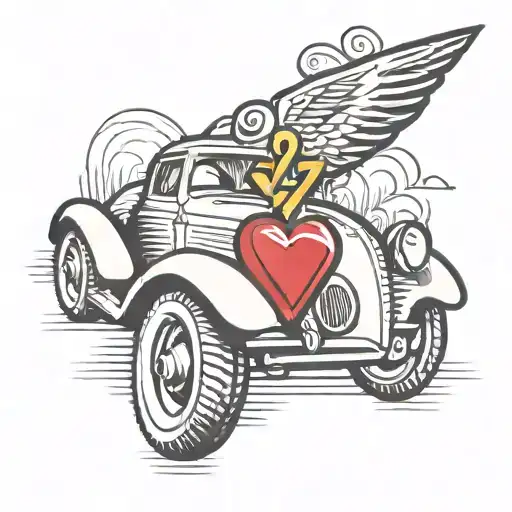 Heartbeat And Race Car