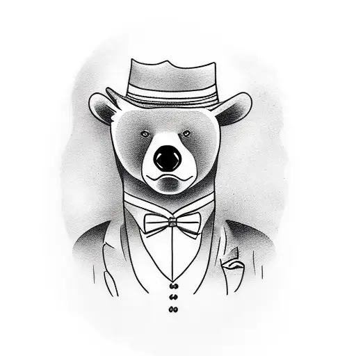Bear Wearing A Suit