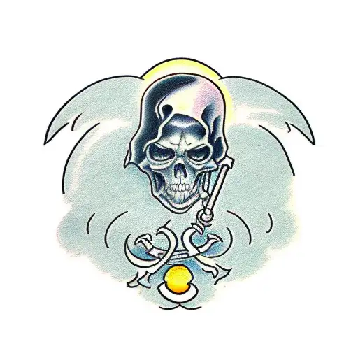 Grim Reaper Full Sleeve