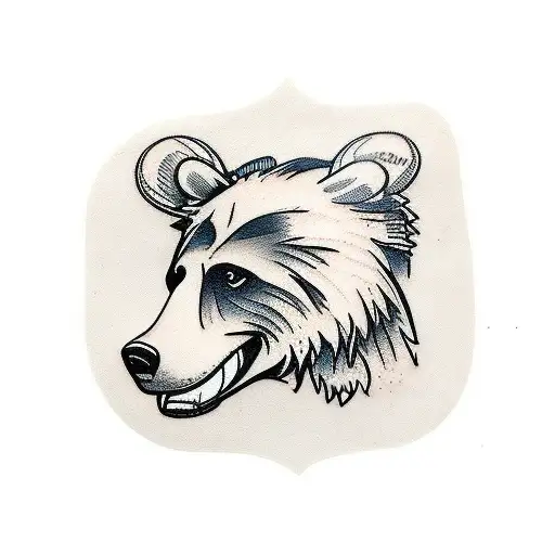 Bear With Harley Davidison Jacket