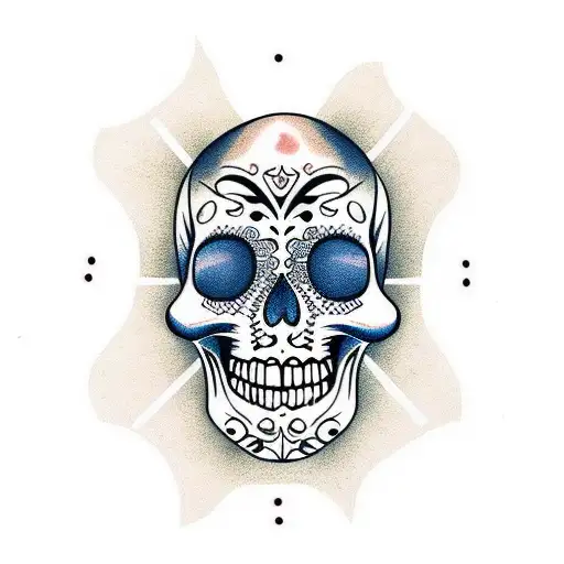 Sugar Skull Extremly Open Mouth