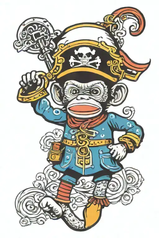 Pirate Sock Monkey