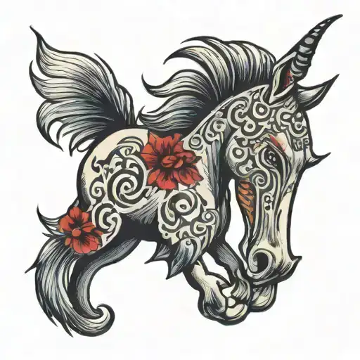 Sea Horse Donkey Hear