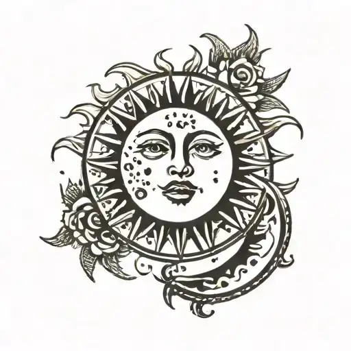 Moon With A Sun
