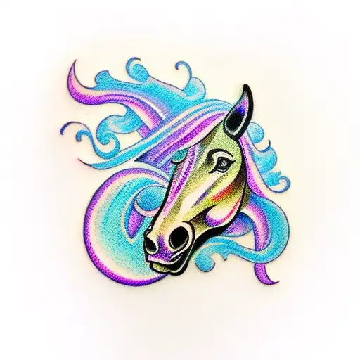 Infinity Symbol Horse Head Word Grayson