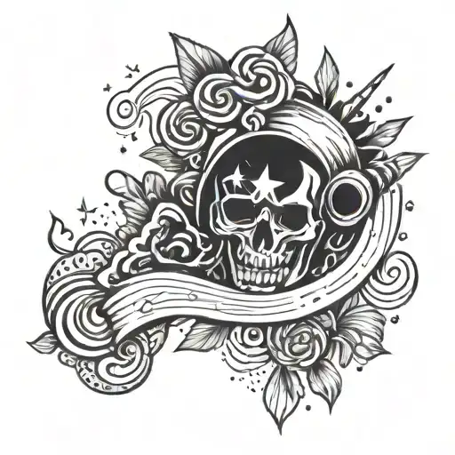 Rock N Roll Combined With Space