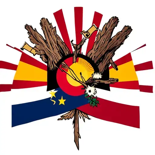 Arizona And Colorado Flag