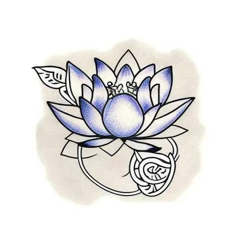 Lotus With Vines